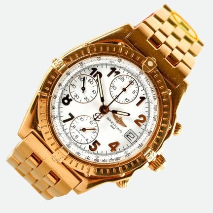 百年灵：男士腕表“Chronomat”，
制造商：百年灵，格伦兴。型号：“Chronomat”。年份