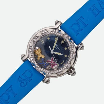 萧邦（CHOPARD）：女士腕表“Happy Sport Fish”，
制造商：萧邦，日内瓦。型号：