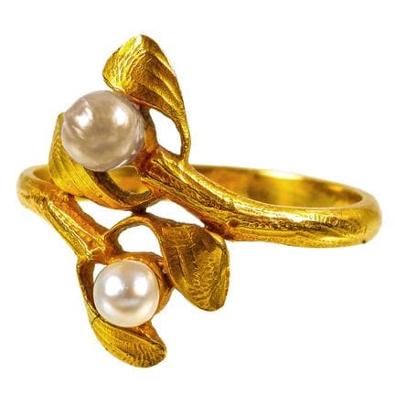 ANELLO CON PERLE: Francia, probabilmente intorno a