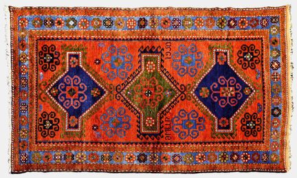 KAZAK : Caucase, daté de 1950
228 x 137 cm
Traces 