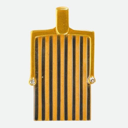 PENDENTIF BRILLANT :
Modèle remarquable en or jaun