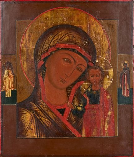 RUSSIA, XIX SECOLO: Madonna di Kazan
Tempera all’u