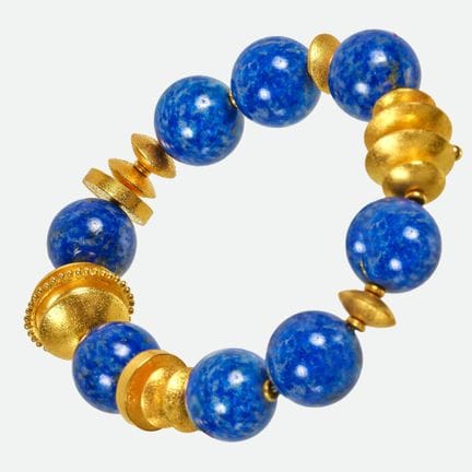 BRACCIALE IN LAPISLAZULI: Othmar Zschaler, Berna,
