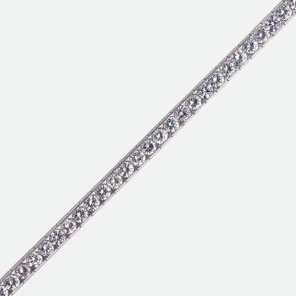 BRACCIALE CON BRILLANTI:
Lavorazione “rivière” di 