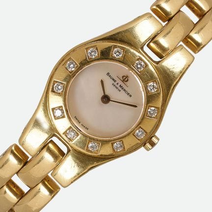 BAUME &amp; MERCIER：女士腕表“Linéa”，
制造商：Baume &amp; M