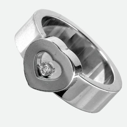 ANELLO CON BRILLANTE: Chopard, "Happy Diamonds", G
