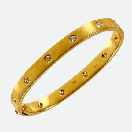 BRACCIALE CON BRILLANTI:
Bracciale ovale dal desig