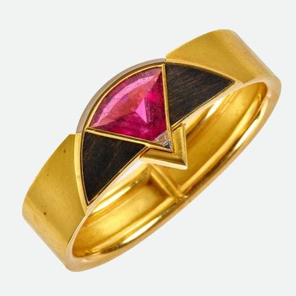 BRACCIALE CON RUBELLITE E DIAMANTI: Stadelmann, Be