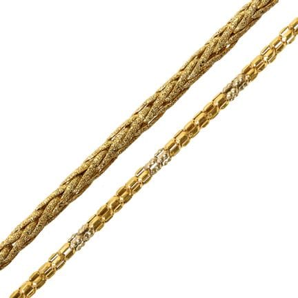 BRACCIALETTI IN ORO: Italia,
Grazioso set in due p