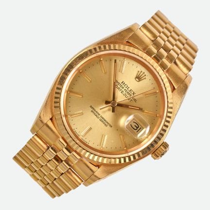 劳力士（ROLEX）：“蚝式恒动日历型”（Oyster Perpetual Datejust）腕表，