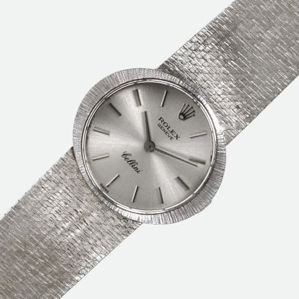 劳力士（ROLEX）：女士腕表“Cellini”，
制造商：劳力士，日内瓦。型号：“Cellini”