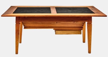 TABLE À MANGER : Suisse, XIXe siècle,
merisier mas