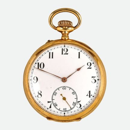 MONTRE DE POCHE LÉPINE :
Année : vers 1890. N° de 