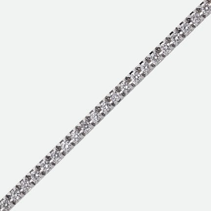 BRACCIALE CON BRILLANTI:
Modello Rivière classico 
