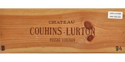 CHATEAU COUHINS-LURTON: Pessac-Léognan, 1994,
12 b