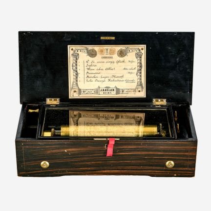 BOÎTE À MUSIQUE À CYLINDRES : Berne, vers 1880 (J.