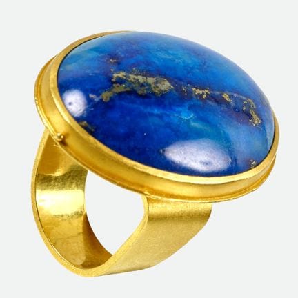 ANELLO CON LAPISLAZULI: Othmar Zschaler, Berna,
Im