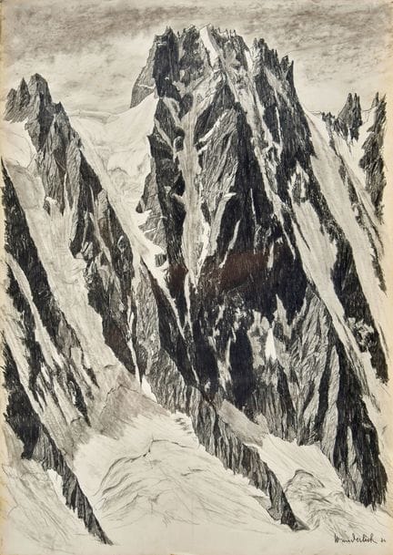 WUNDERLICH, EDMUND (1902 Bern 1985) : "Les Droites