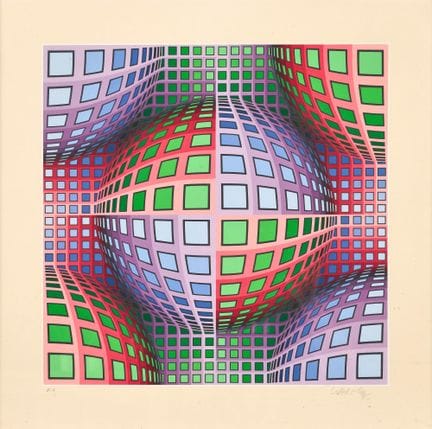 VASARELY, VICTOR (Pecs 1908 - 1997 Paris) : "Lava"