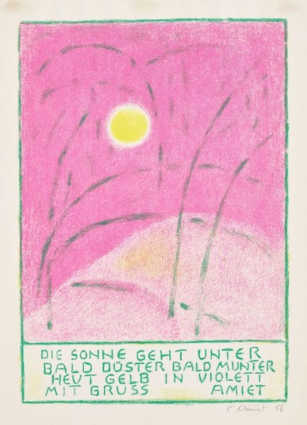 AMIET, CUNO (Soletta 1868 - 1961 Oschwand): "Tramo