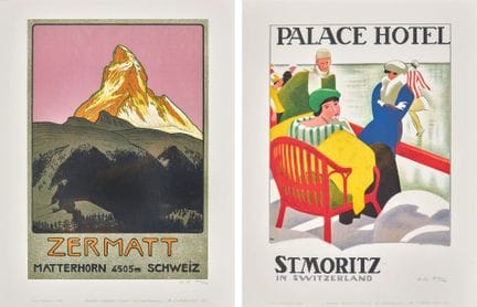 CARDINAUX, EMIL (1877 Bern 1936) : Konvolut,
2 Blä