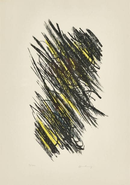 HARTUNG, HANS (Lipsia 1904 - 1989 Antibes) : "L25"