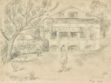 AUBERJONOIS, RENÉ (1872 Losanna 1957): Bambina dav