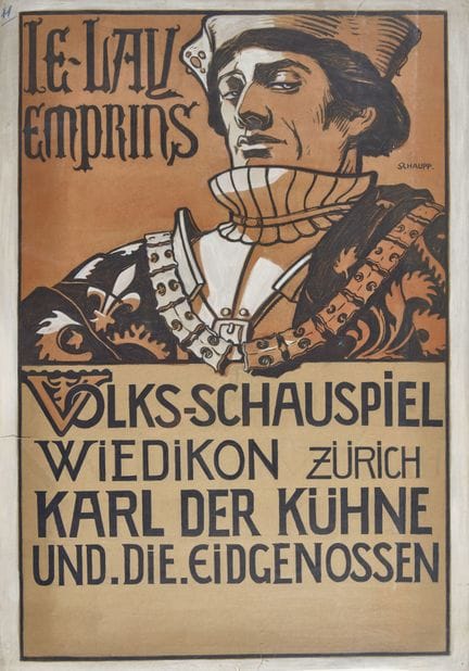 SCHAUPP, RICHARD (1871 St. Gallen 1954) : "Karl de