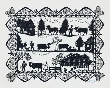 HENCHOZ, DORIS (L'Etivaz 1954) : Bauernleben
Scher