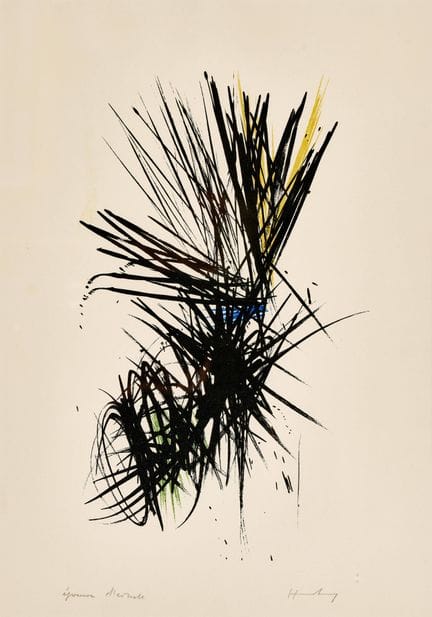 HARTUNG, HANS (Lipsia 1904 - 1989 Antibes) : "L12"