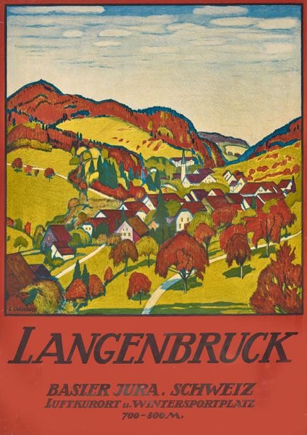 CARDINAUX, EMIL (1877 Bern 1936) : "Langenbruck"
F