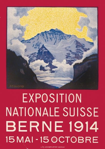 COLOMBI, PLINIO (Ravecchia 1873 - 1951 Spiez) : "E