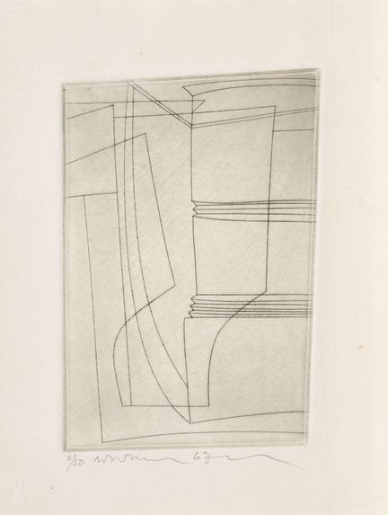 NICHOLSON, BEN (Denham 1894 - 1982 Londra) : "Pewt