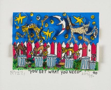 RIZZI, JAMES (1950 New York 2011) : "You get what 