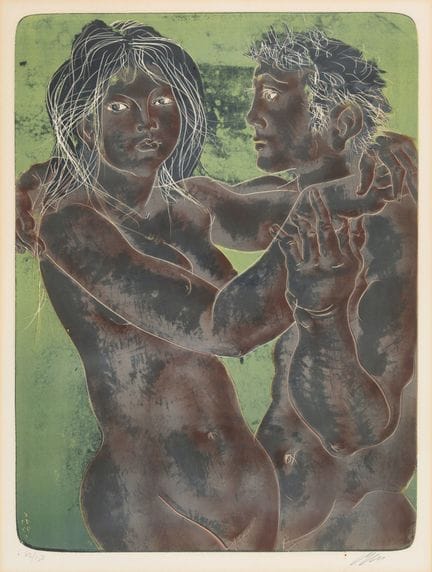 ERNI, HANS (1909 Lucerna 2015): «Pareja de enamora