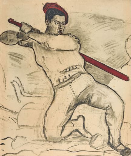 HODLER, FERDINAND (Berna 1853 - 1918 Ginevra): Gue