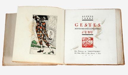 JARRY, ALFRED (Laval 1873 – 1907 Paris): "Gestes s
