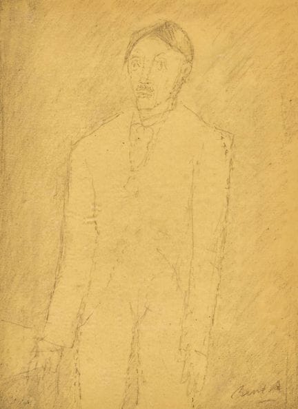 AUBERJONOIS, RENÉ (1872 Losanna 1957): Ritratto di