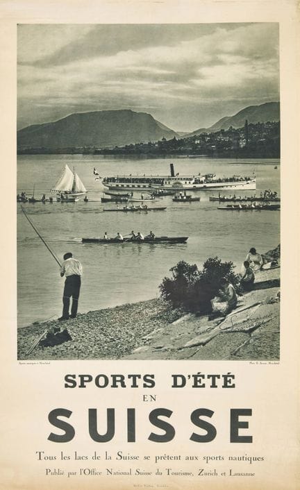 SAUSER, ERNEST (1887 Neuenburg 1961) : "Sport d'ét