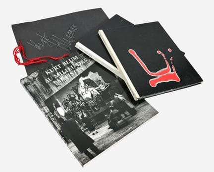 BLUM, KURT (1922 Bern 2005): Collection,
4 pieces: