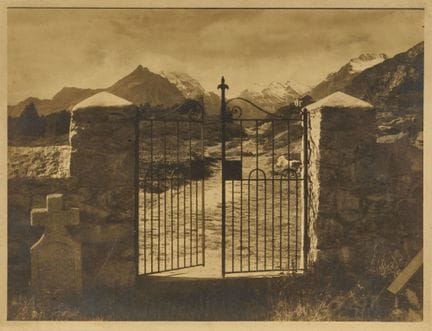 STEINER, ALBERT (1877 Frutigen 1965) : "Kirchhof i