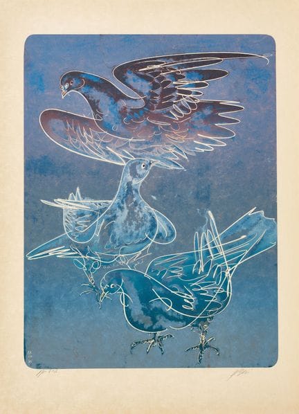ERNI, HANS (1909 Lucerna 2015): «Friede I»
Litogra
