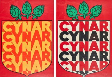ANONYM : Konvolut "Cynar",
2 sujetgleiche Blätter 