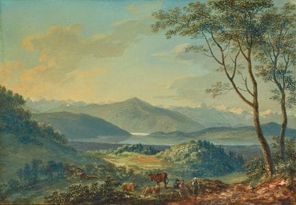 HESS, LUDWIG (1760 Zurigo 1800): "Vista dall’altur