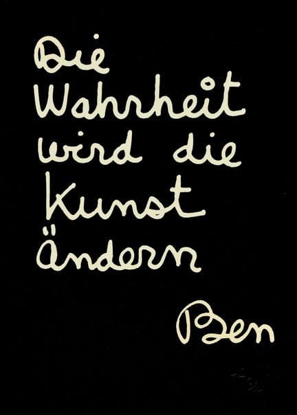 VAUTIER, BEN (EIGENTLICH VAUTIER, BENJAMIN PAOLO) 