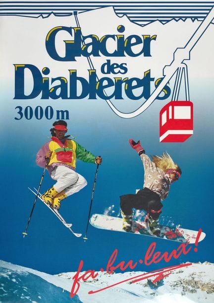 ANONYM : "Glacier des Diablerets"
Farboffsetdruck
