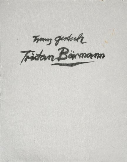 GERTSCH, FRANZ (Mörigen 1930 – 2022 Riggisberg): "