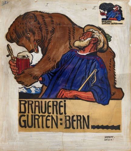 SCHAUPP, RICHARD (1871 St. Gallen 1954) : "Brauere