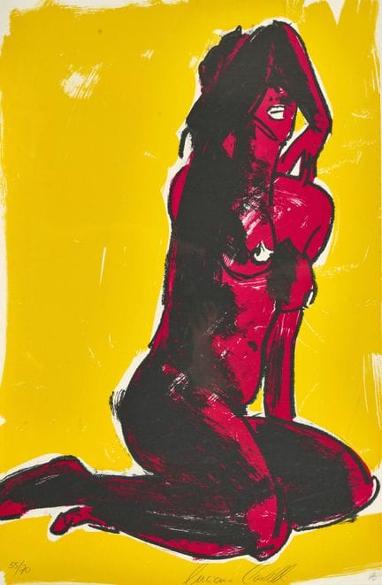 CASTELLI, LUCIANO (Lucerna, 1951): Mujer sentada
L