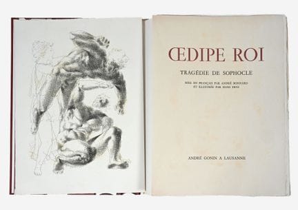 ERNI, HANS (1909 Lucerne 2015): Sophocles: "Oedipe